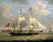 A Mail Packet with Other Shipping off Liverpool - 罗伯特·萨蒙